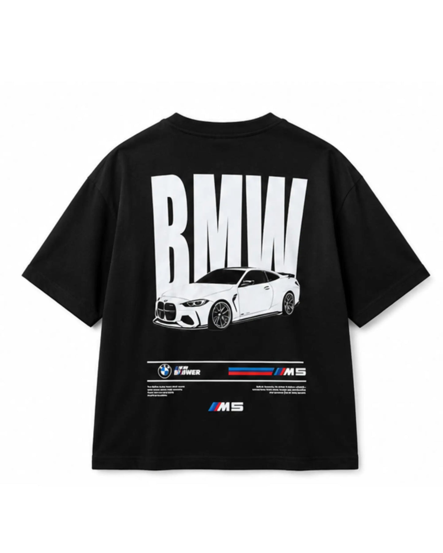 BMW M Performance Motorsport Oversized Graphic T-Shirt - Black