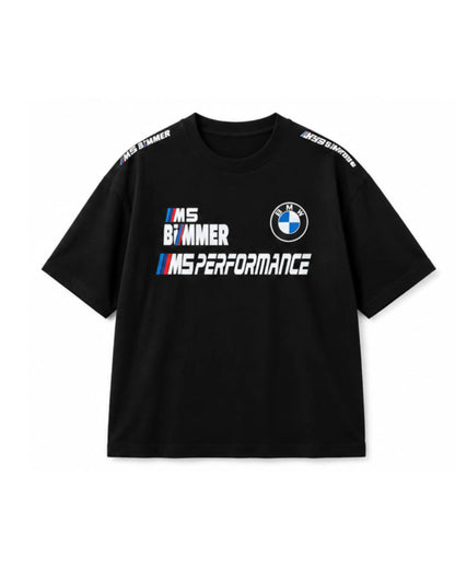 BMW M Performance Motorsport Oversized Graphic T-Shirt - Black